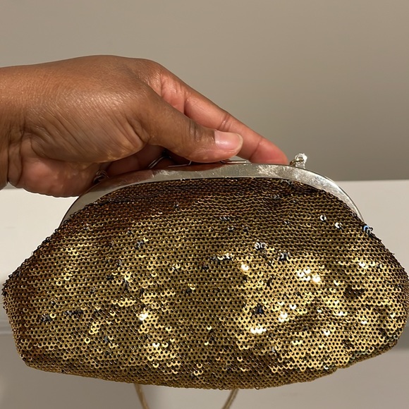 MAX Gold Sequence Purse